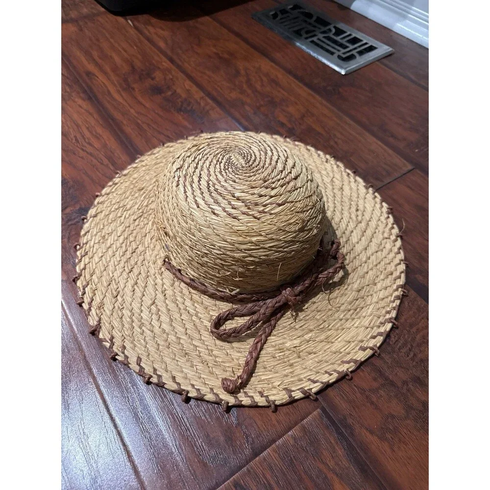 Helen Kaminski Handmade Raffia Wide Brim Sun Hat